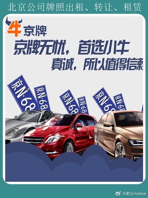 租一个京牌多少钱