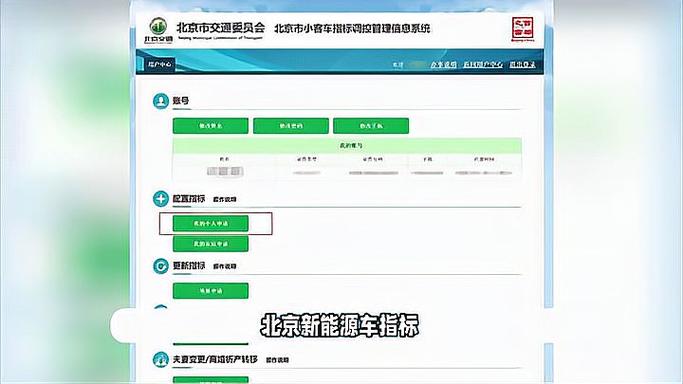 北京新能源汽车指标出租